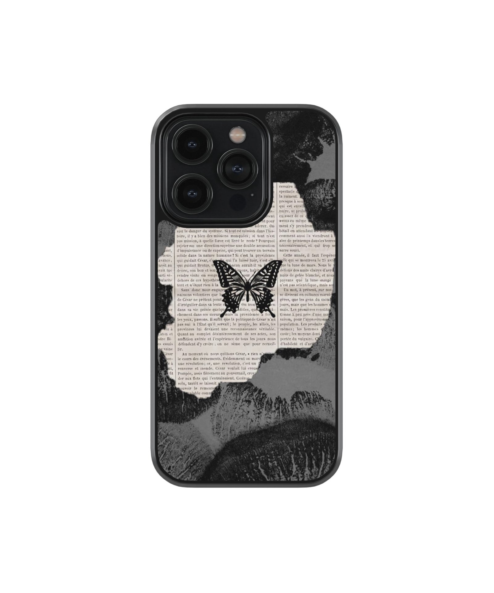Butterfly Vintage Premium Glass Phone  Cases