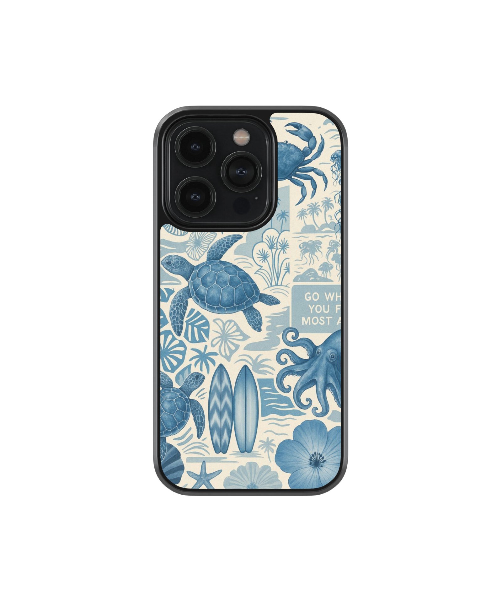 Sea Asthetics Premium Glass Phone Cases