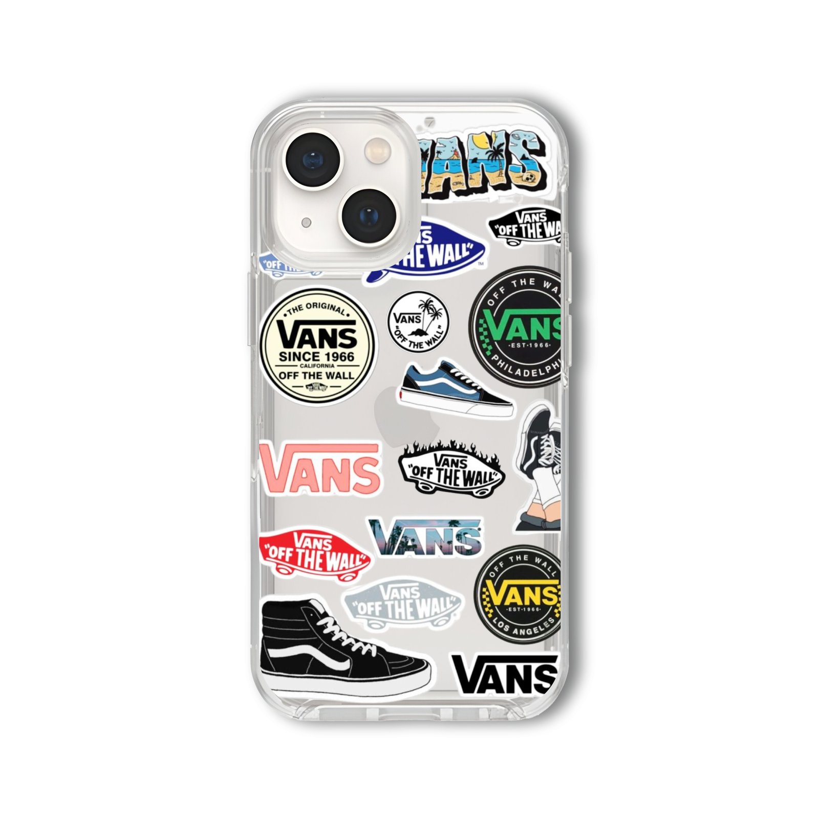 Vans Sticker Clear Silicone Case