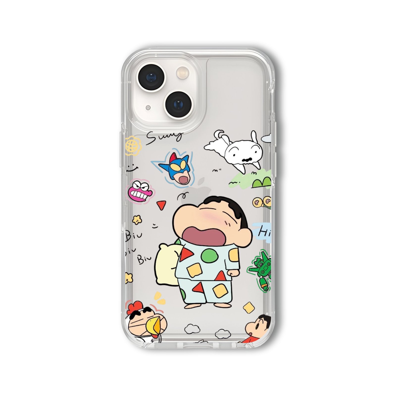 Sticker 2 Clear Silicone Case