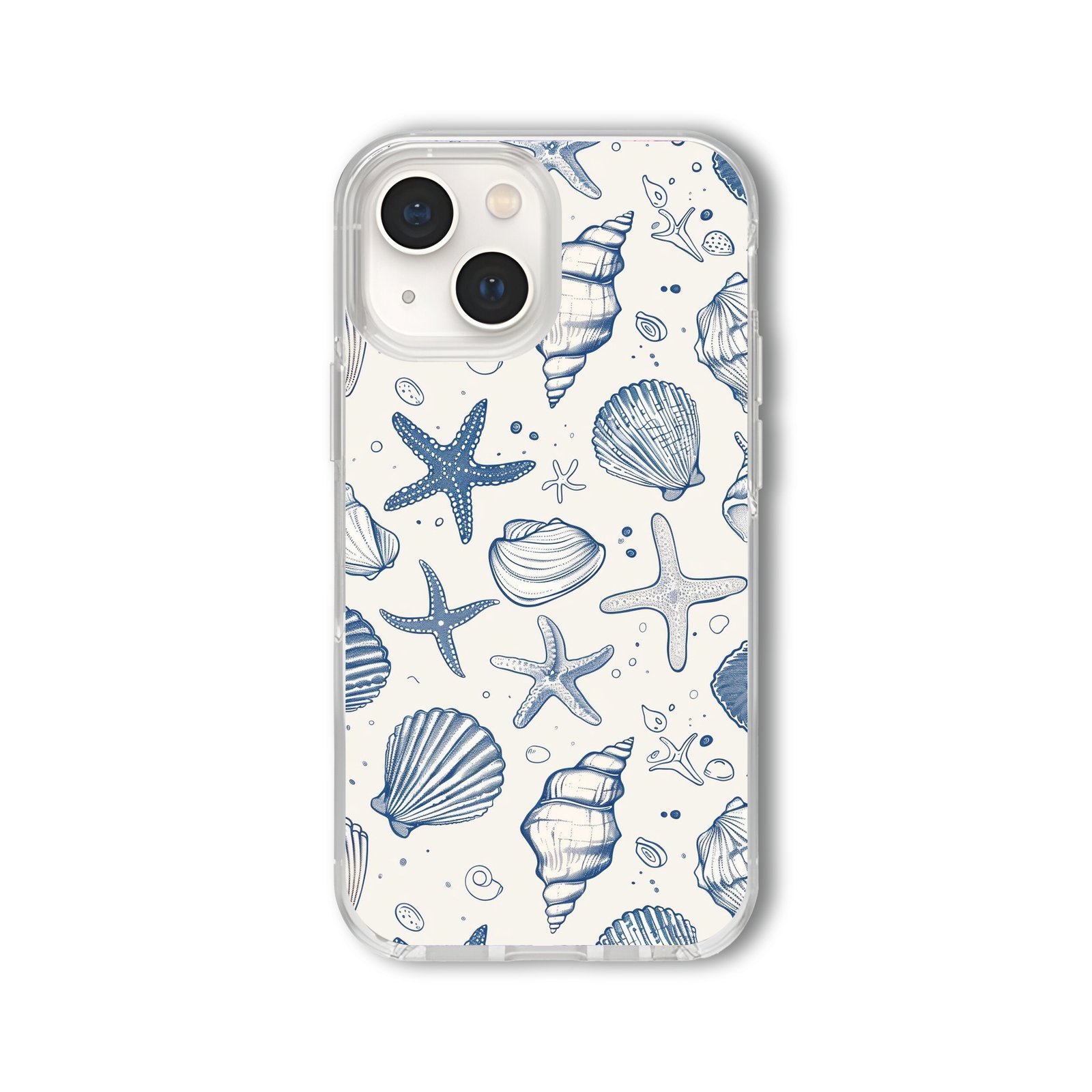 Sea Abstract Clear Silicone Case