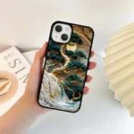Luxury Golden Tree Landscape Phone Cover - Image 2