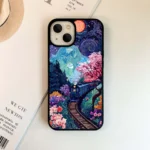 Night Sky Train Scenic Aesthetic Phone Cover