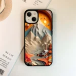 Mountain Sunset Travel Aesthetic Phone Cover