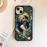 Divine Krishna Art Glass Case