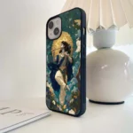 Divine Krishna Art Glass Case - Image 3