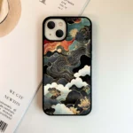 Luxury Japanese Cloud Wave Aesthetic Phone Cover