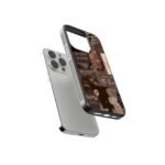 Mocha Aesthetic Moodboard Premium Case - Image 2