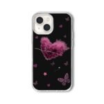 Pink Heart Love Butterfly Aesthetic Phone Cover