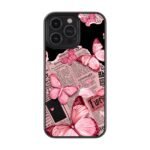 Pink Butterfly Newspaper Aesthetic Phone Cover