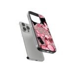 Pink Butterfly Newspaper Aesthetic Phone Cover - Image 2
