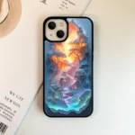 Mystic Sunset Forest Glow Phone Cover