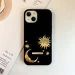 Celestial Sun & Moon Gold Phone Cover