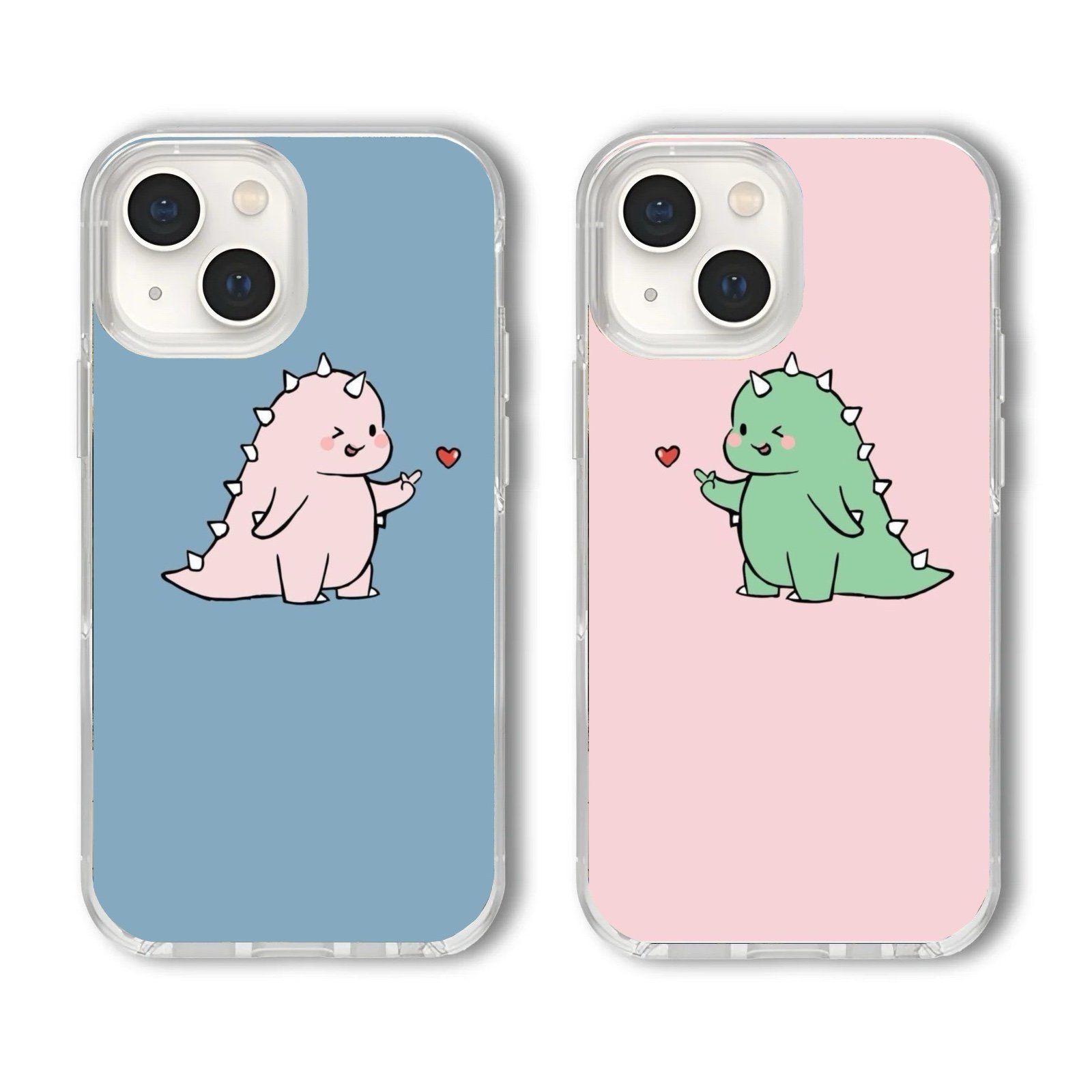 IMG_1860 Dino Hearts Couple Case - Image 1