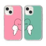 Cute Love Bear Duo Couple Case