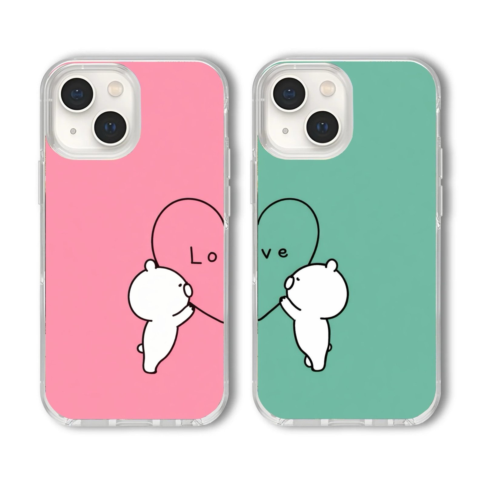 IMG_1930 Cute Love Bear Duo Couple Case - Image 1