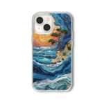 Golden Tide Artistic Ocean Case