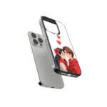 Red Scarf Romance Anime Couple Case - Image 2