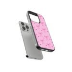 Pink Bow Premium Glass Phone Case - Image 2