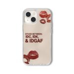 IDGAF Mood Premium Glass Phone Case