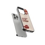 IDGAF Mood Premium Glass Phone Case - Image 2