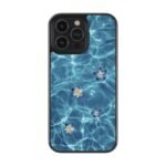 Aqua Bloom Premium Glass Phone Case