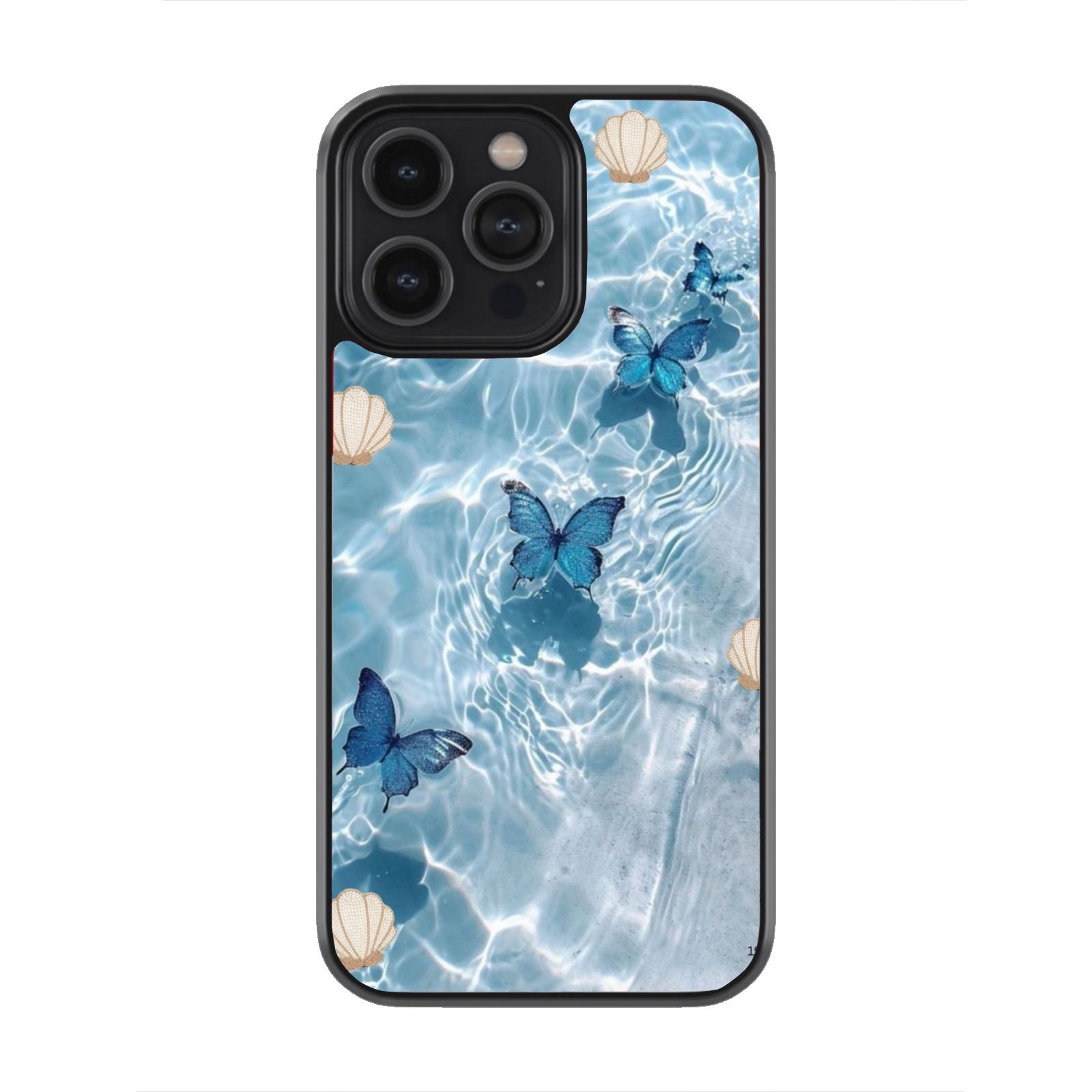 IMG_2164 Seaside Flutter Premium Glass Phone Case - Image 1