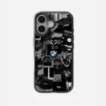 BMW Dark Collage Glass Case