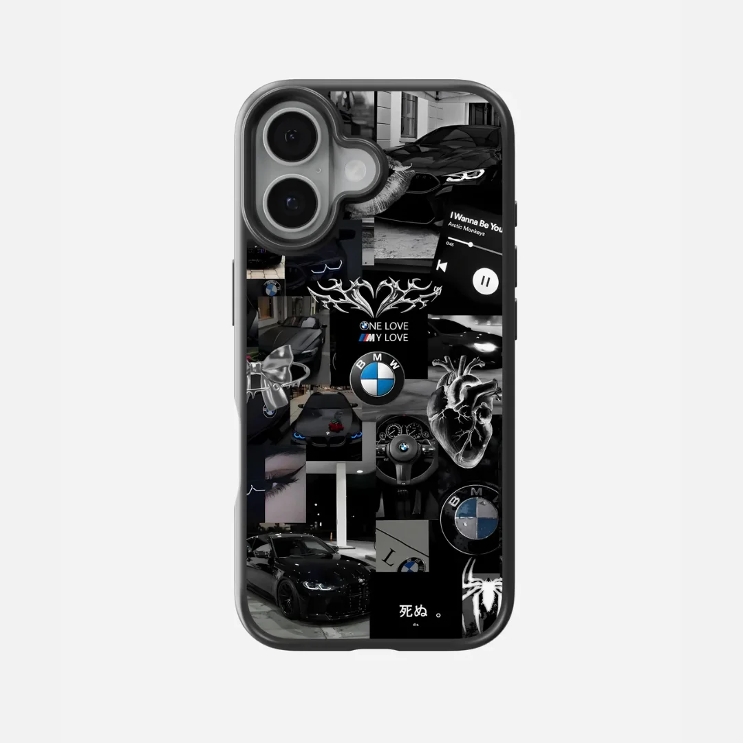 BMW-Dark-Collage-Glass-Case BMW Dark Collage Glass Case - Image 1